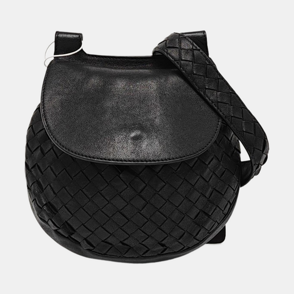 Calfskin Shoulder Bag Black