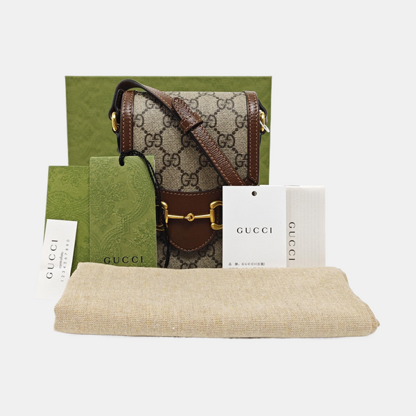 Horsebit 1955 Mini Coated Canvas Beige