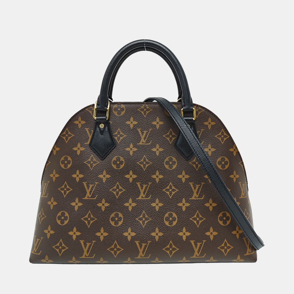 ALMA BNB MM Monogram Coated Canvas Brown