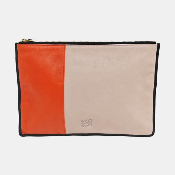 Calfskin Clutch Multicolor
