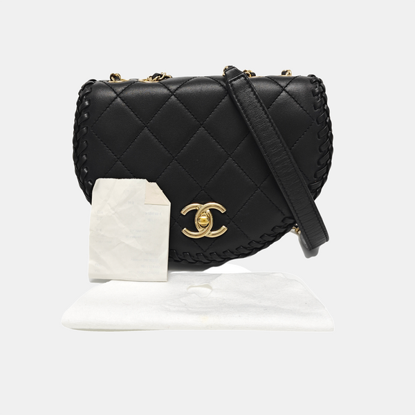 Quilted Lambskin Black