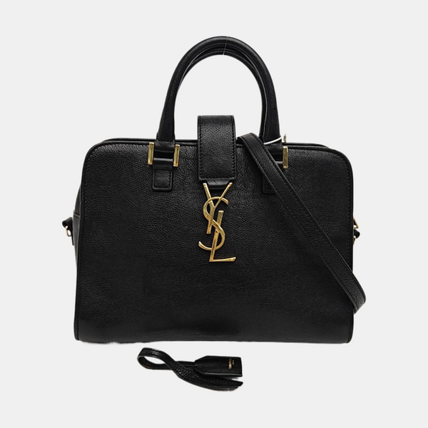 MONOGRAM CABAS Calfskin Black