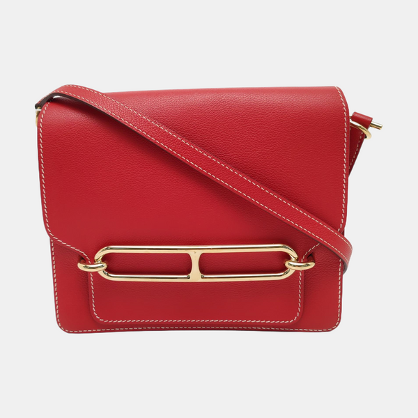 Authenticated pre-owned Roulis Small Evercolor Red - Shoulder Bag at Looply