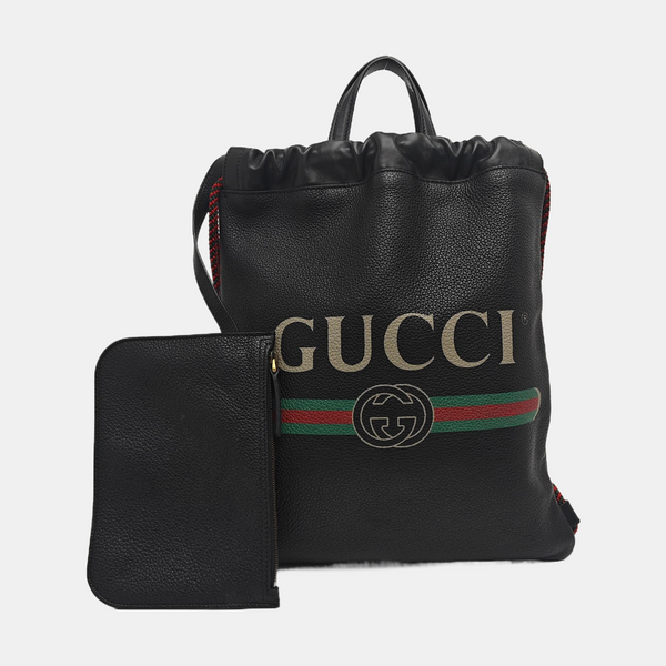 Print Small Calfskin Black