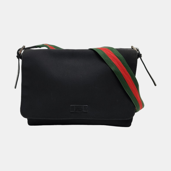 Canvas Shoulder Bag Black