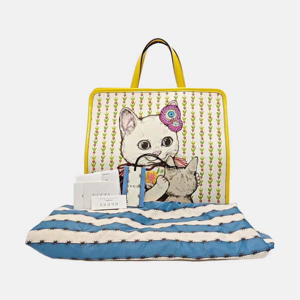 Children’s GG Bucket Canvas White
