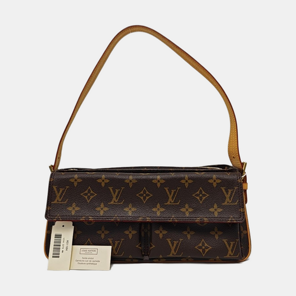 VIVA CITE Monogram Coated Canvas Brown