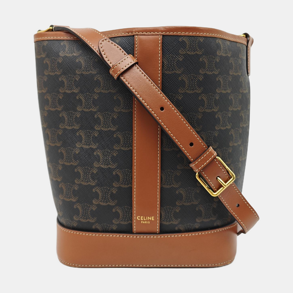TRIOMPHE CANVAS Small Coated Canvas Brown