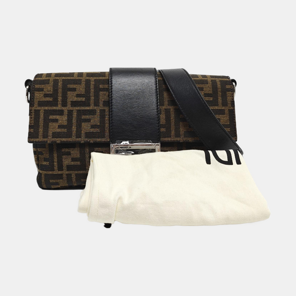 Authenticated pre-owned Baguette Fabric Brown - Shoulder Bag at Looply