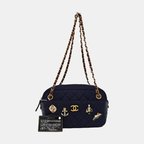 Quilted Sheepskin Blue