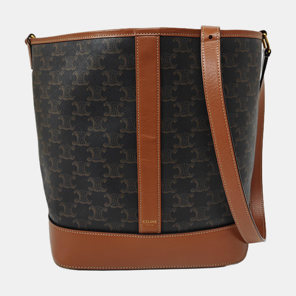 TRIOMPHE CANVAS Medium Coated Canvas Brown