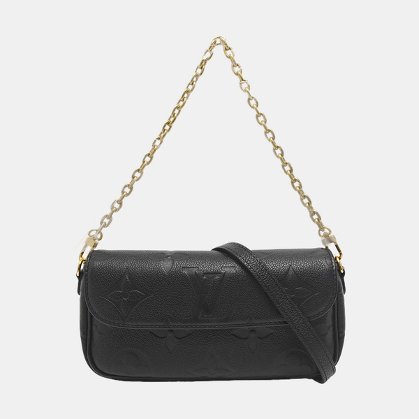 IVY Monogram Calfskin Black