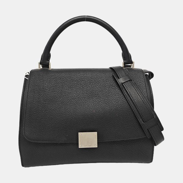 TRAPEZE Small Calfskin Black