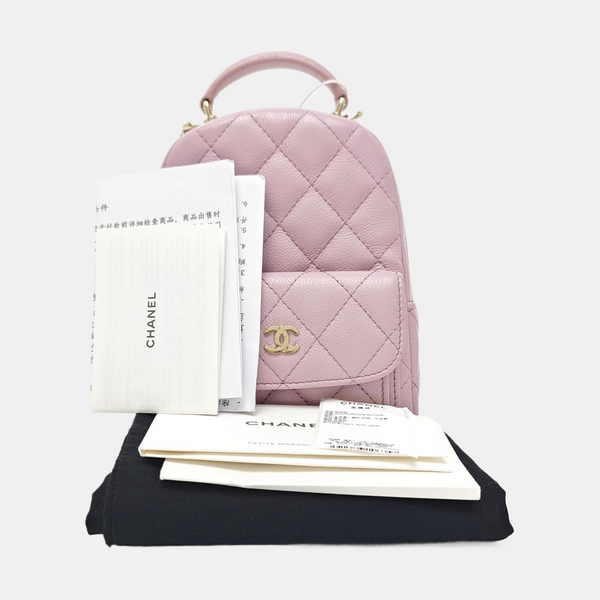 DUMA Quilted Calfskin Pink