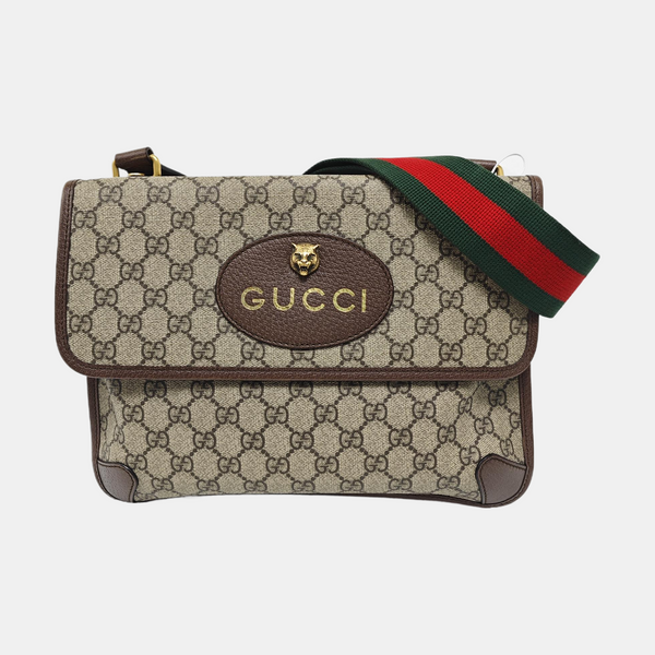 Neo Vintage Large Monogram Coated Canvas Brown