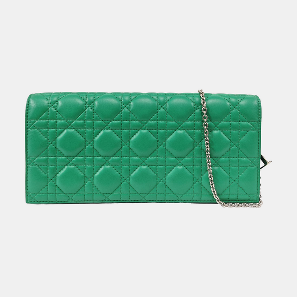 Lady Dior Medium Quilted Lambskin Green