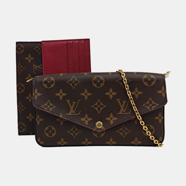 FÉLICIE Monogram Coated Canvas Brown