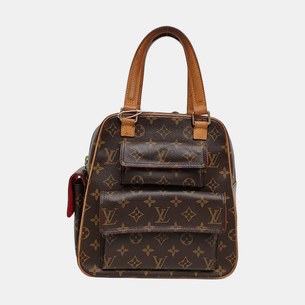 EXCENTRI-CITE Monogram Coated Canvas Brown