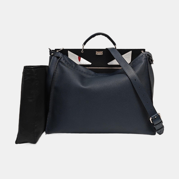 Peekaboo Large Calfskin Blue