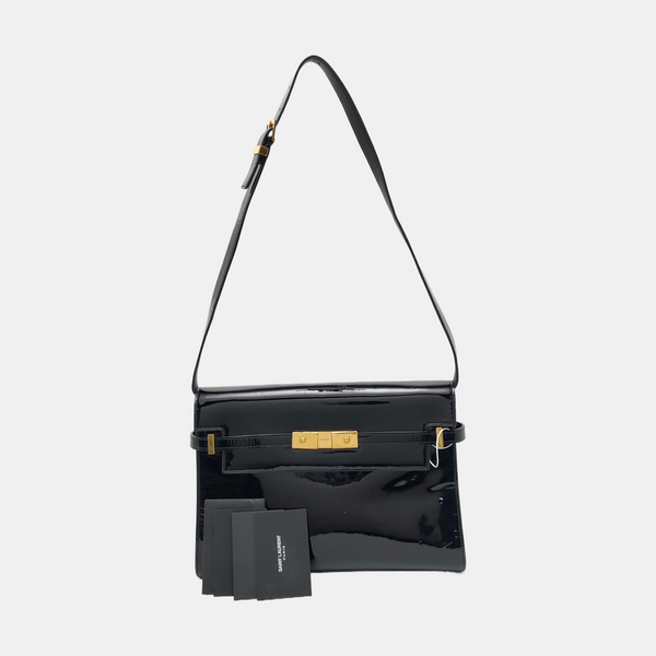 MANHATTAN Patent Leather Black