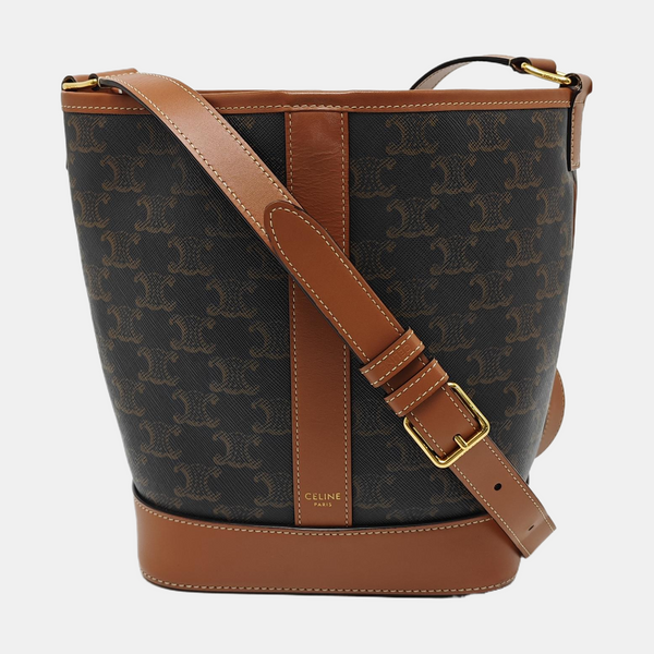 TRIOMPHE CANVAS Small Coated Canvas Brown