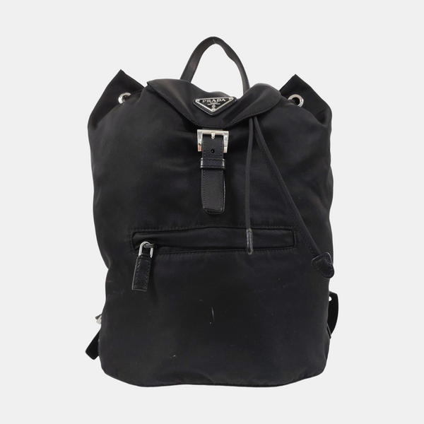 Nylon Backpack Black