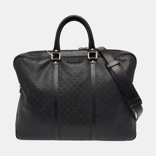 Diamante Quilted Calfskin Black