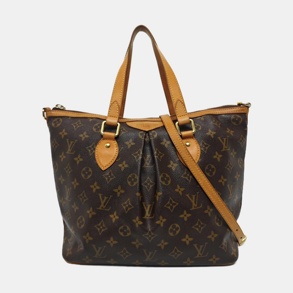 PALERMO PM Monogram Coated Canvas Brown