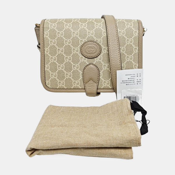 Retro Monogram Coated Canvas Beige