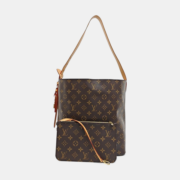 ALL IN GM Monogram Coated Canvas Brown