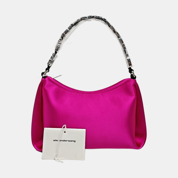 Fabric Top Handle Bag Red