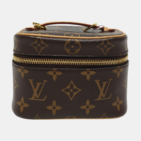 NICE Super Mini Monogram Coated Canvas Brown