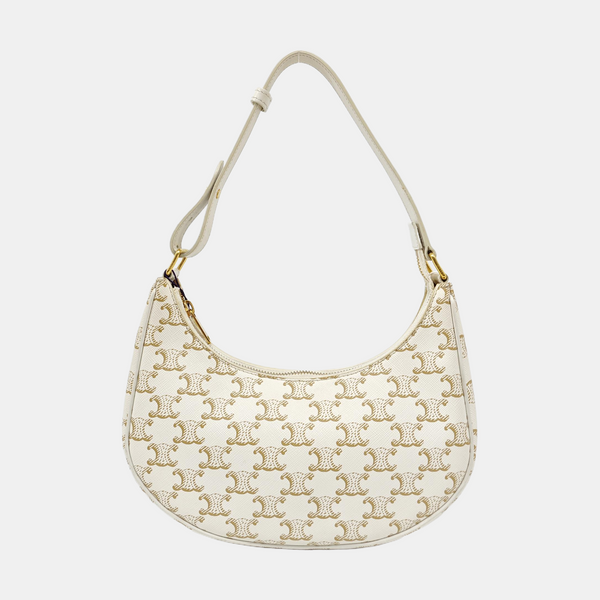 AVA Medium Coated Canvas White