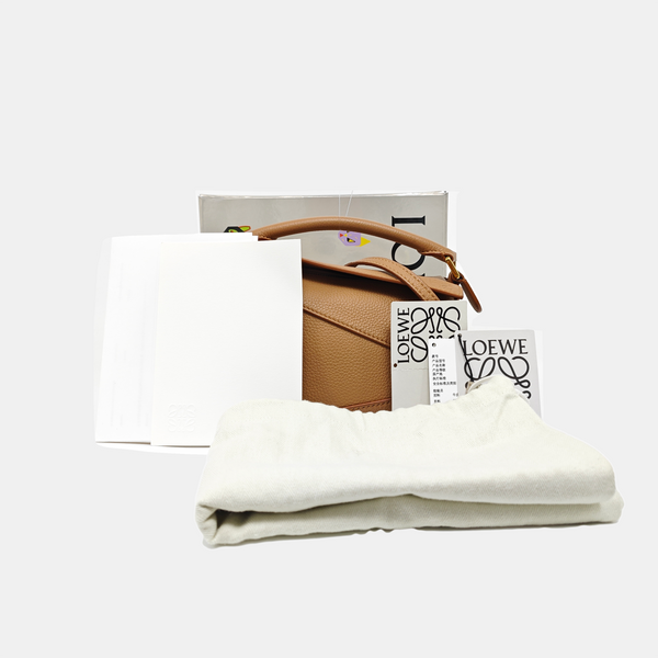 Puzzle Mini Calfskin Brown
