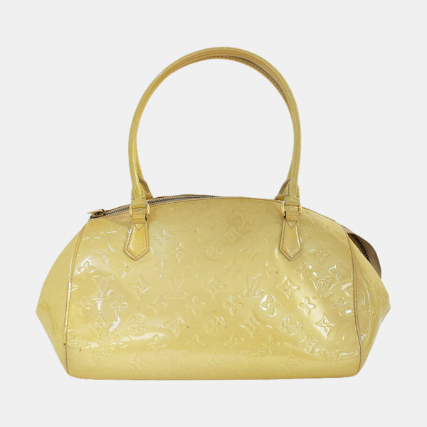 SHERWOOD Monogram Patent Leather Yellow
