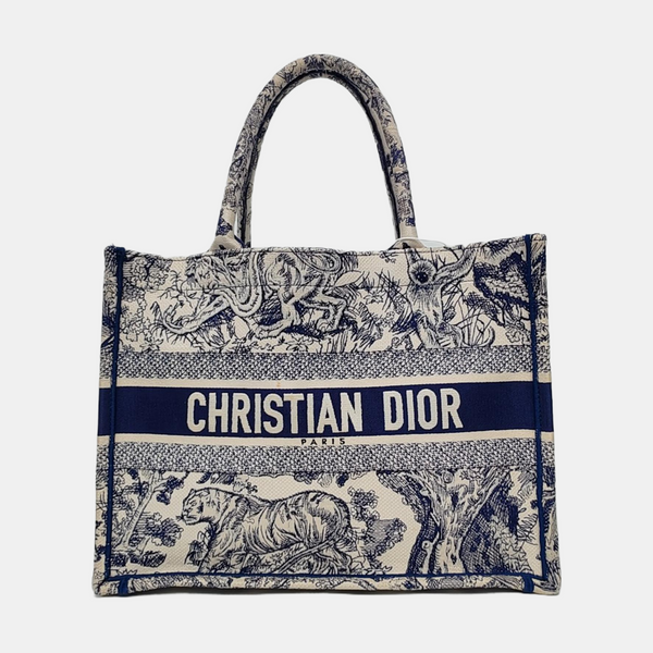 Book Tote Medium Canvas Blue