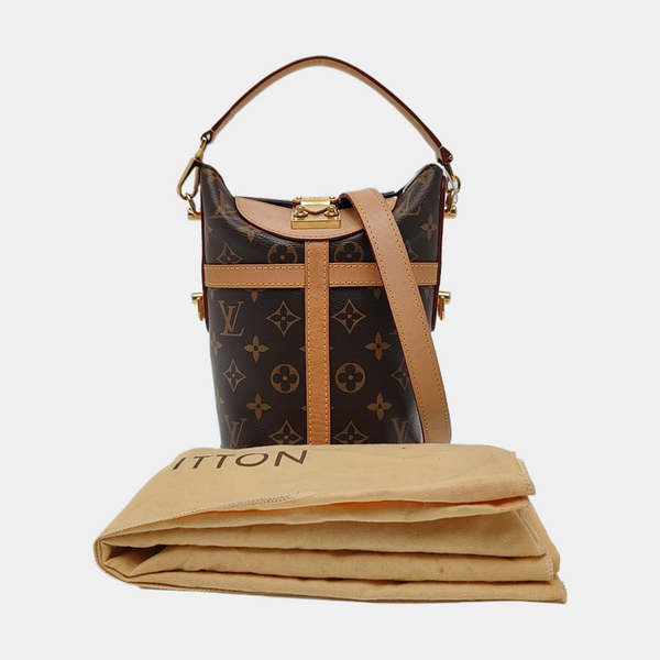 DUFFLE Monogram Coated Canvas Brown