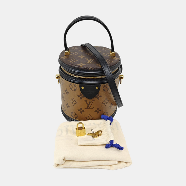 CANNES PM Monogram Coated Canvas Brown