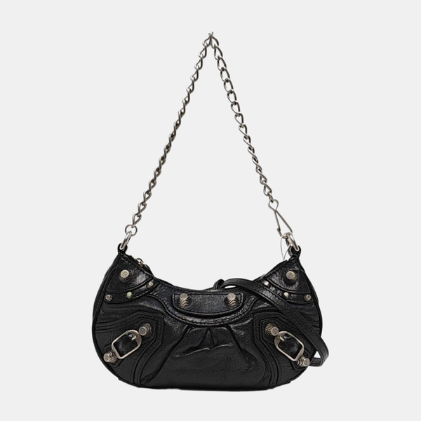 Le Cagole Mini Lambskin Black