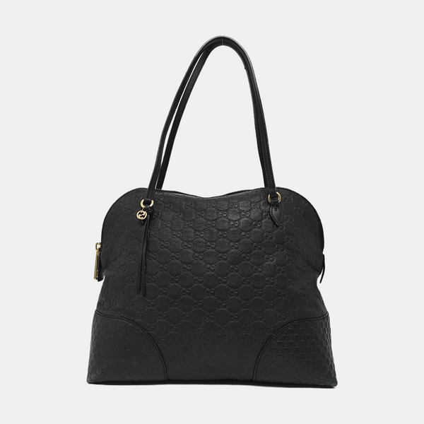 Bree Monogram Calfskin Black