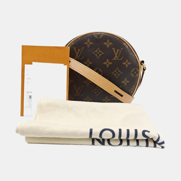 BOITE CHAPEAU PM Monogram Coated Canvas Brown