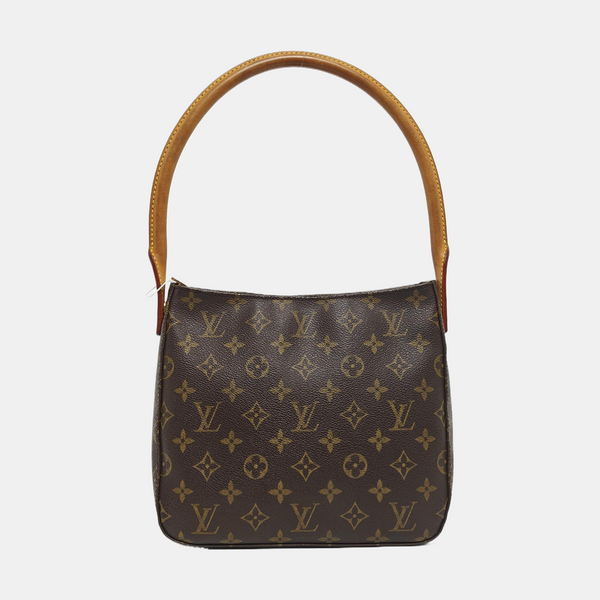 LOOPING MM Monogram Coated Canvas Brown