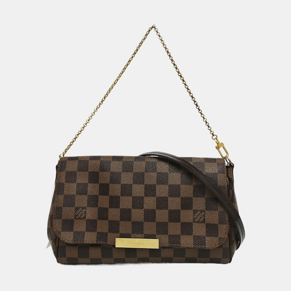 FAVORITE PM Coated Canvas Brown