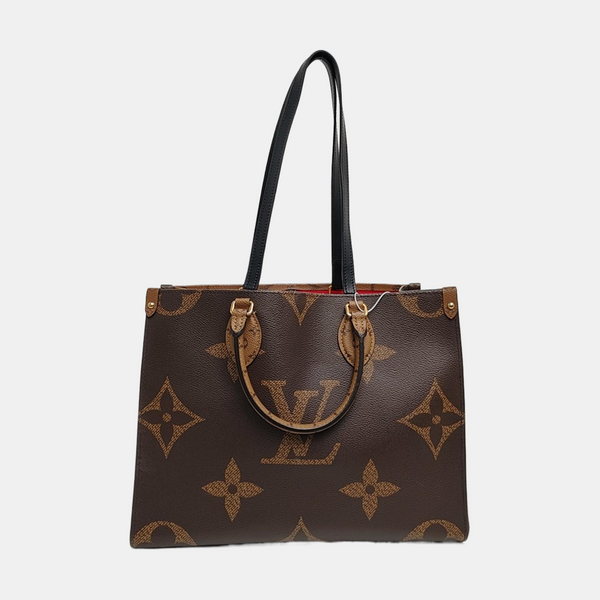 ONTHEGO MM Monogram Coated Canvas Brown