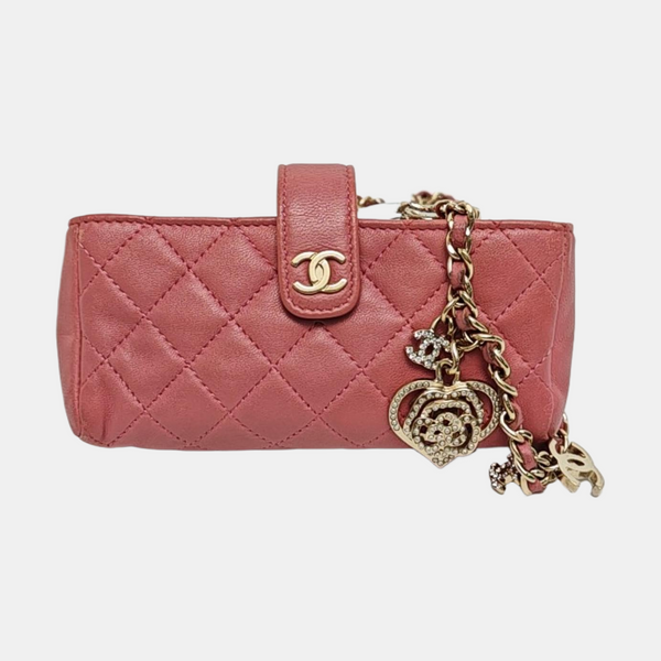 Quilted Lambskin Mini Pink