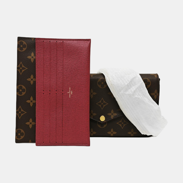 FÉLICIE Monogram Coated Canvas Brown