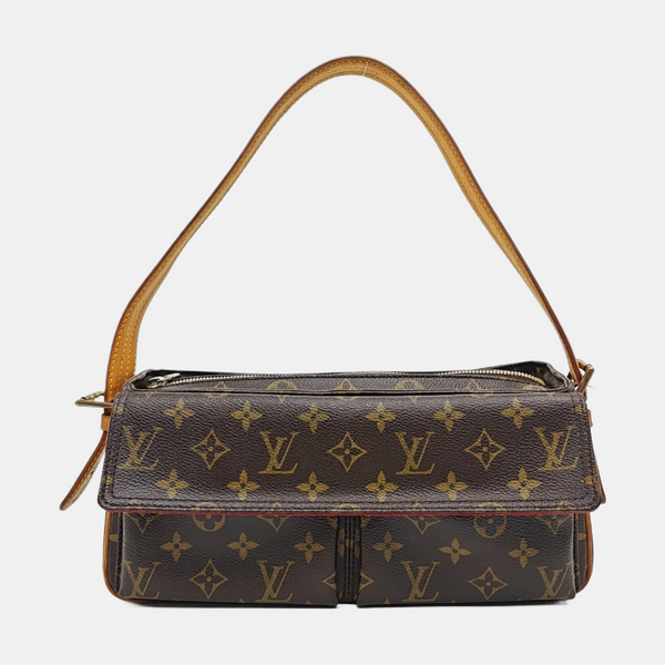 VIVA CITE Monogram Coated Canvas Brown