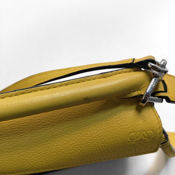 Authenticated pre-owned Puzzle Mini Calfskin Yellow - Crossbody Bag at Looply