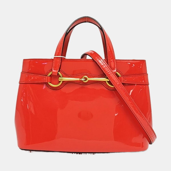 Bright Bit Patent Leather Red