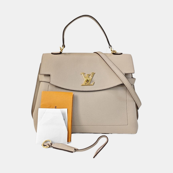 Calfskin Shoulder Bag Beige